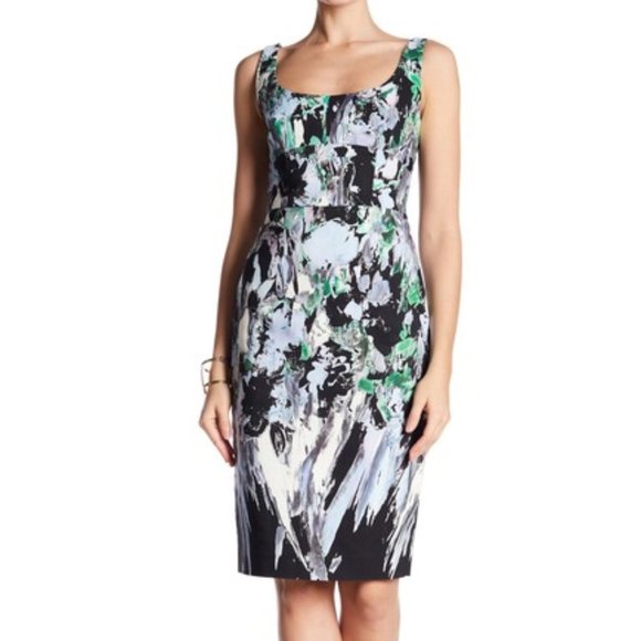 MILLY Open Neck Slim Dress P5320 - Picture 1 of 4